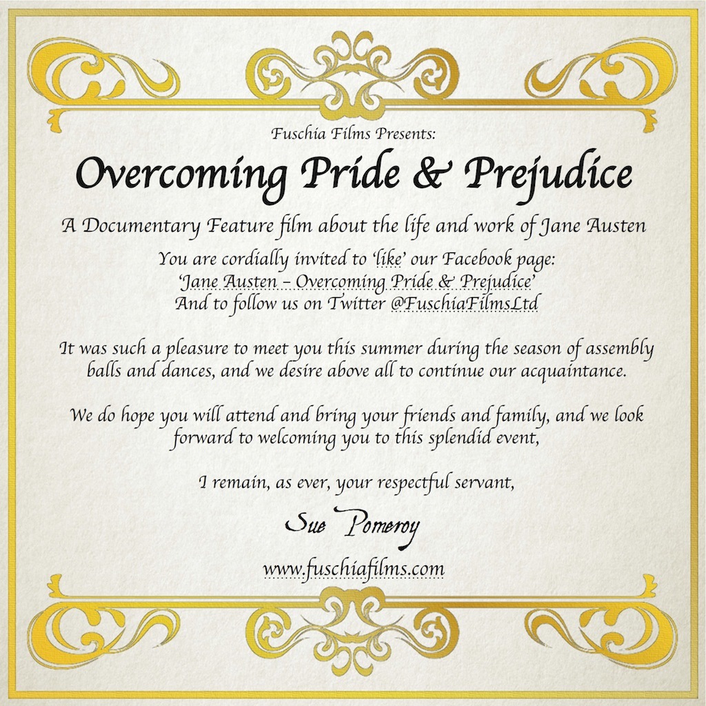 Overcoming Pride & Prejudice Invitation